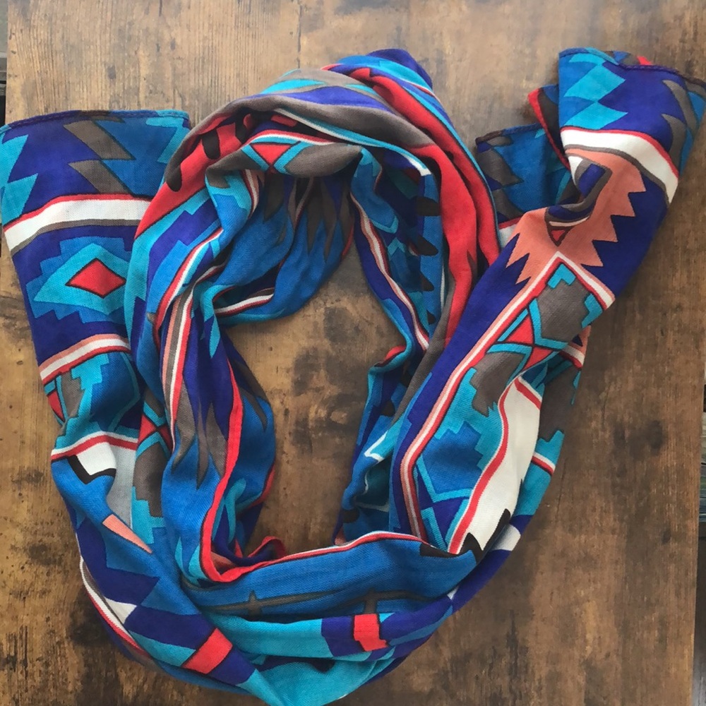 Tribal inspired scarf